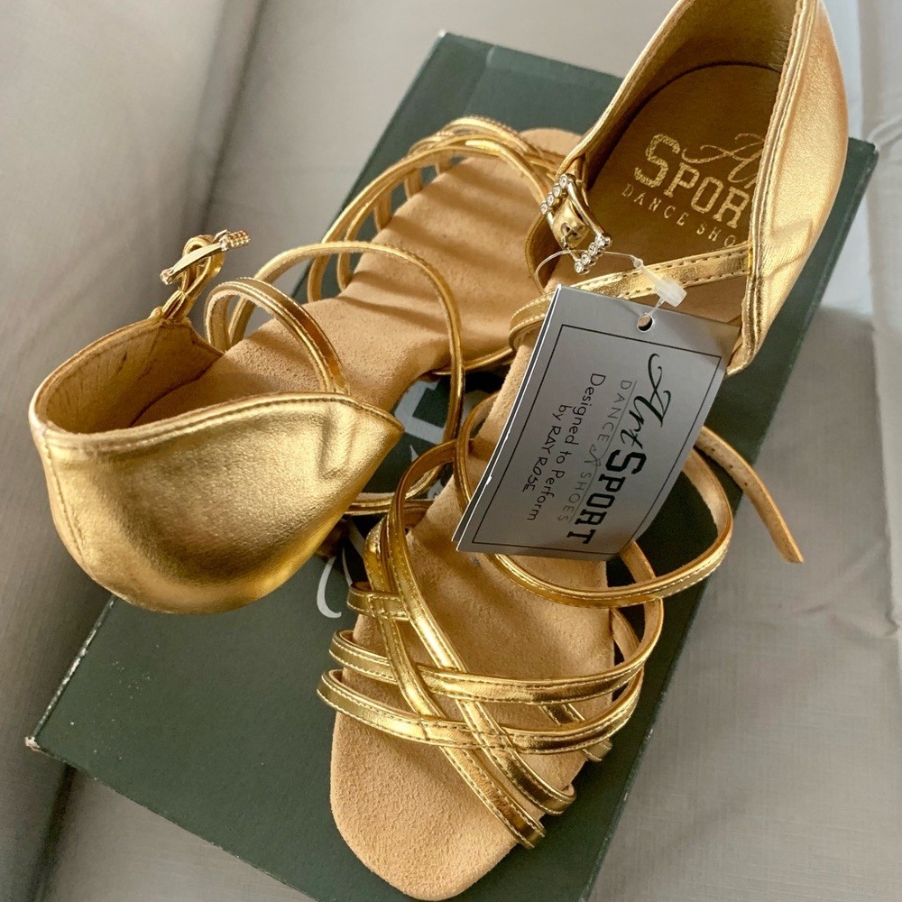 RayRose Latin Dance Shoes size 5.5 UK - Picture 1 of 6